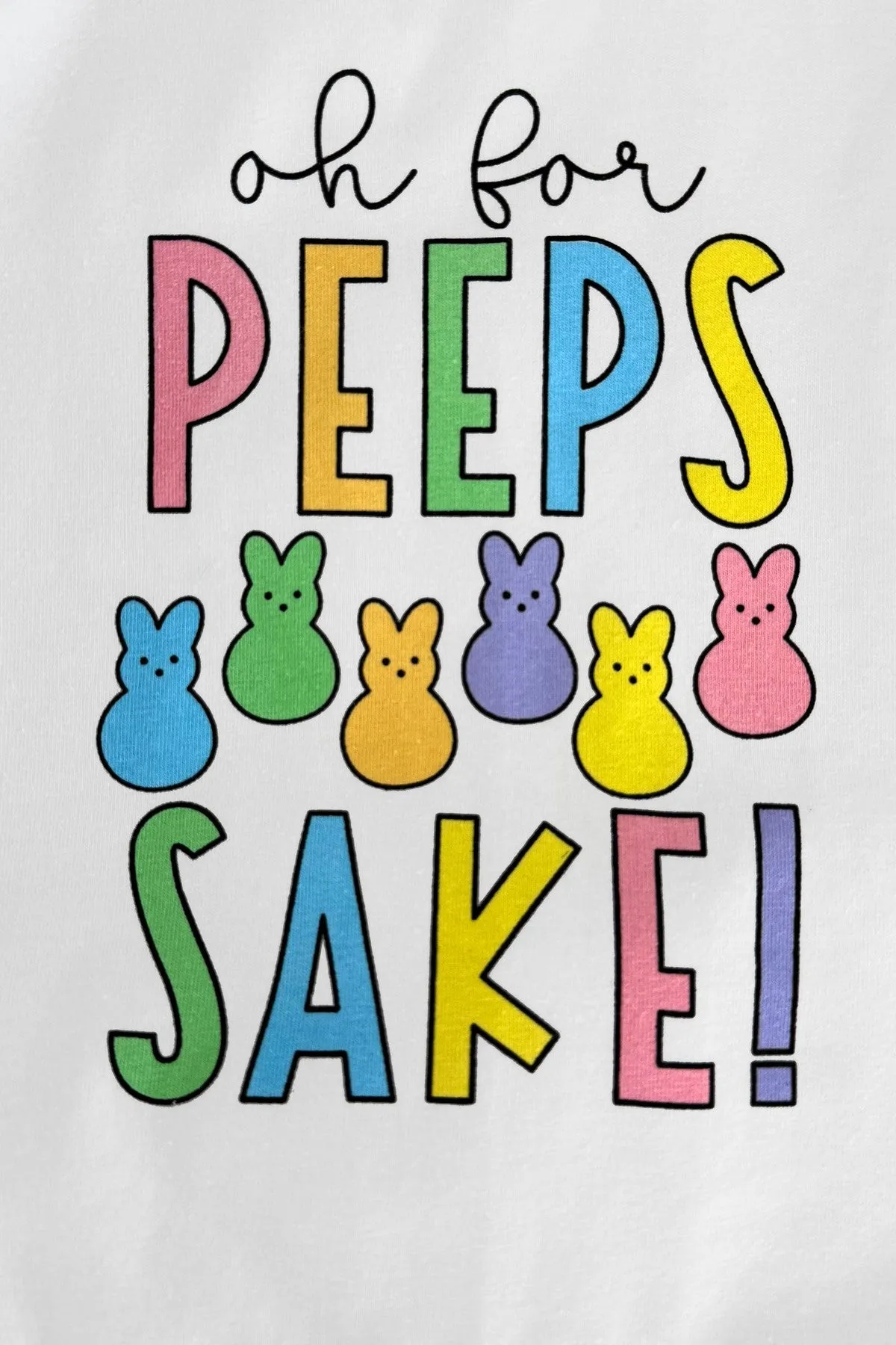 "Oh For Peeps Sake!" Denim Bell Bottom Set