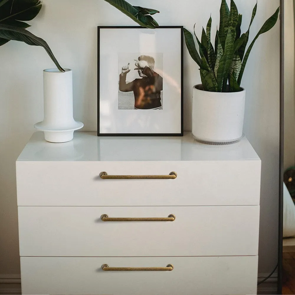 Retro-inspired Cabinet Bar Pulls Solid Furniture Hardware
