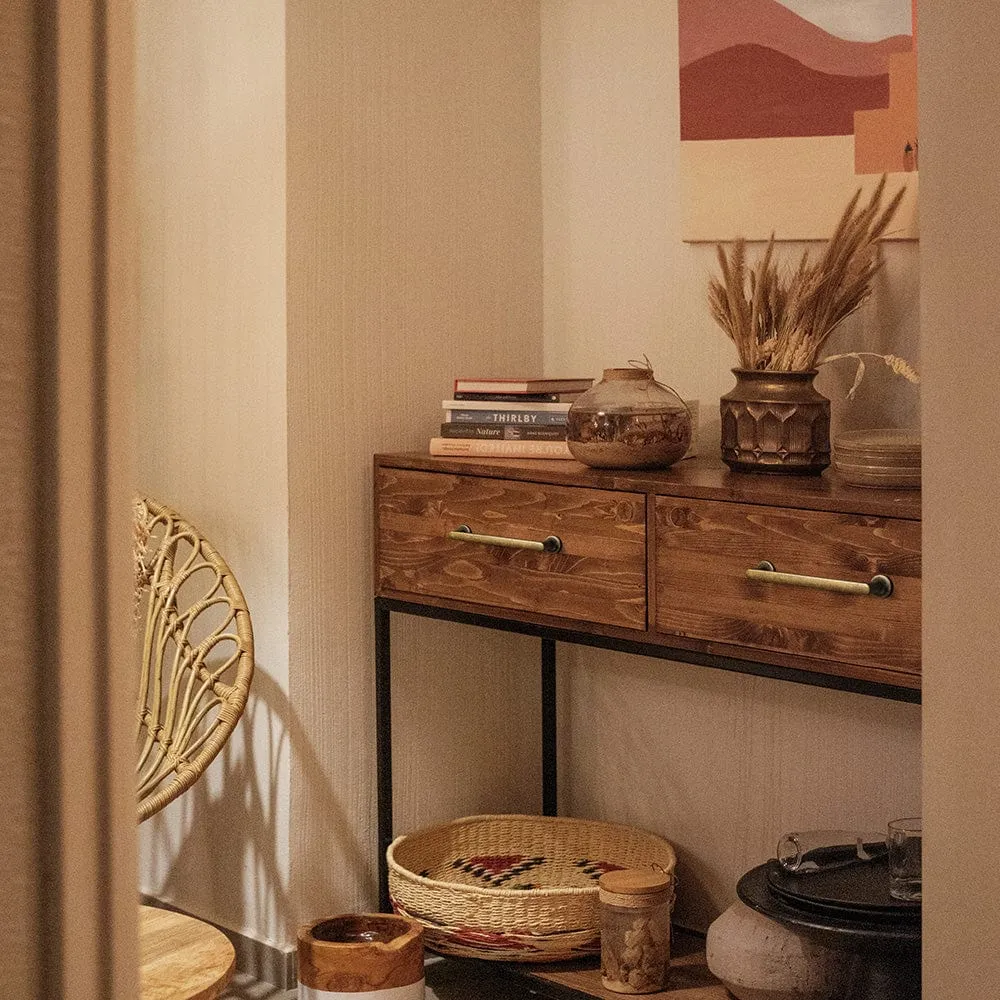 Retro-inspired Cabinet Bar Pulls Solid Furniture Hardware