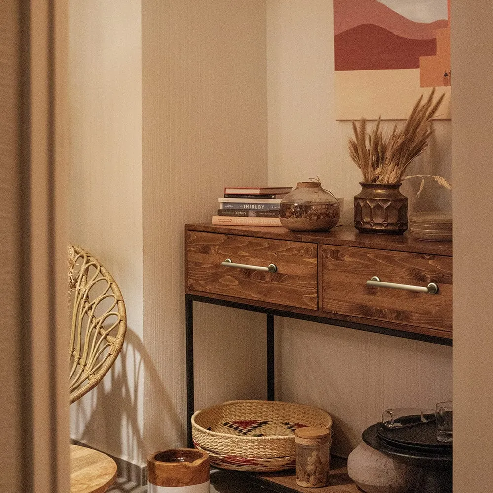 Retro-inspired Cabinet Bar Pulls Solid Furniture Hardware