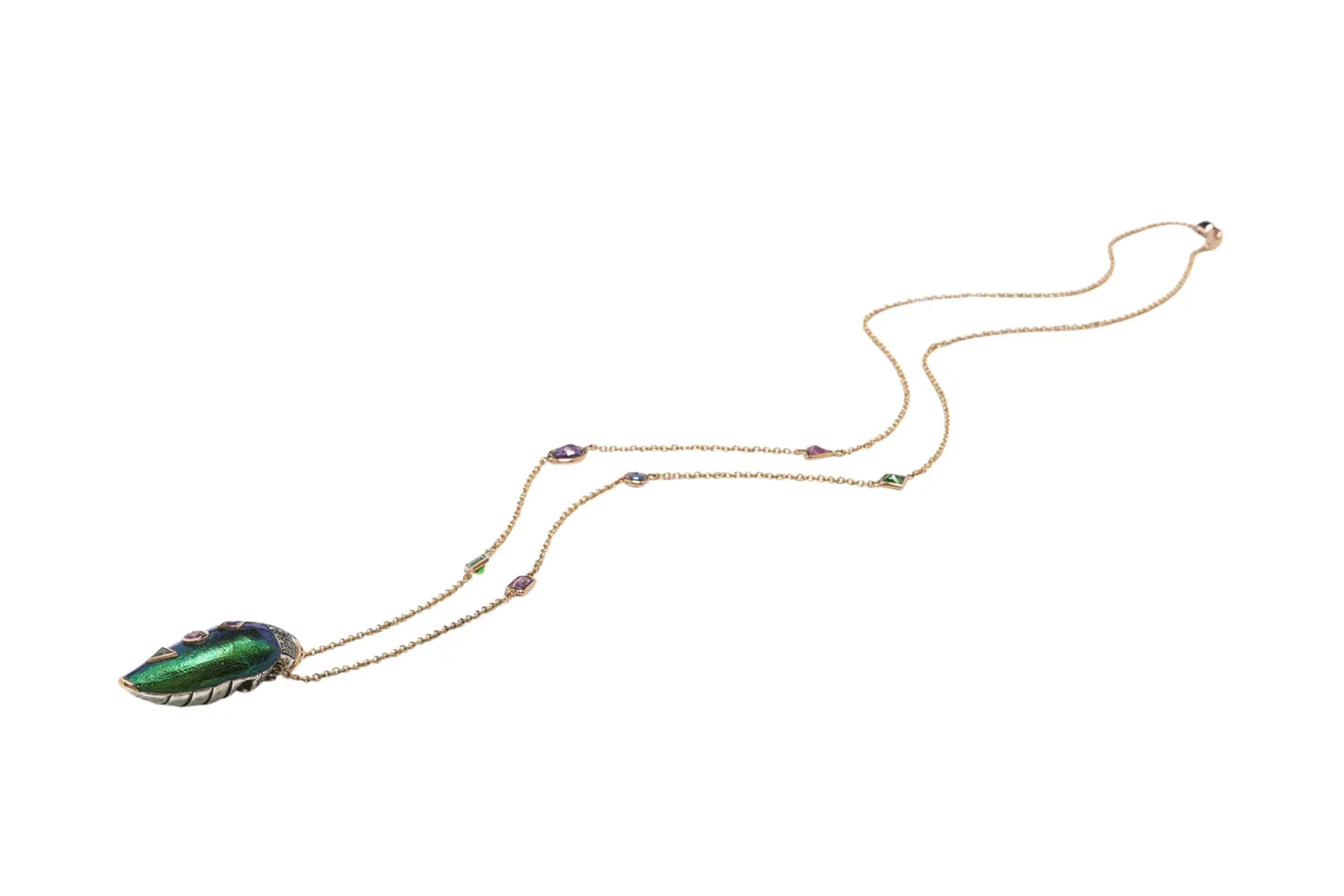 Scarab Pop Art Necklace