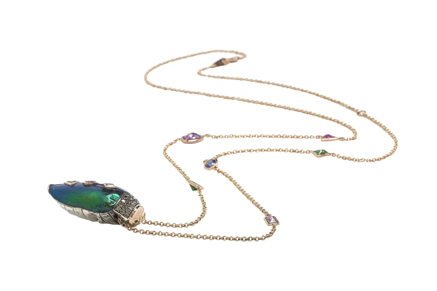 Scarab Pop Art Necklace