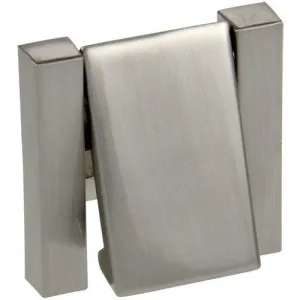 Silverline B2009 - 1-1/2 inch (40mm) Contemporary Flush Latch Bail Pull CC: 1-1/4 inch (32mm)