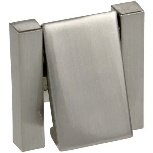 Silverline B2009 - 1-1/2 inch (40mm) Contemporary Flush Latch Bail Pull CC: 1-1/4 inch (32mm)