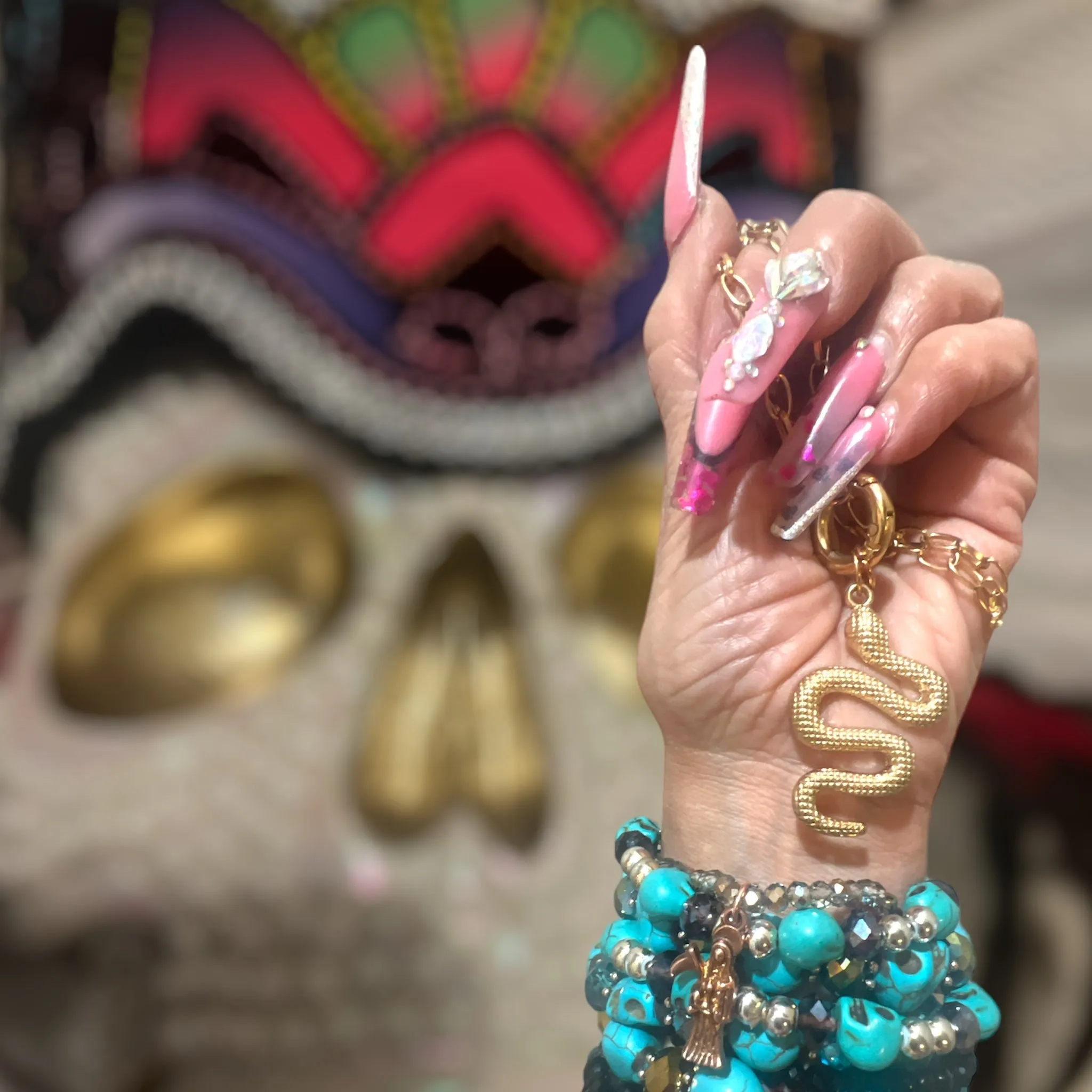 Snake Pendant Necklace