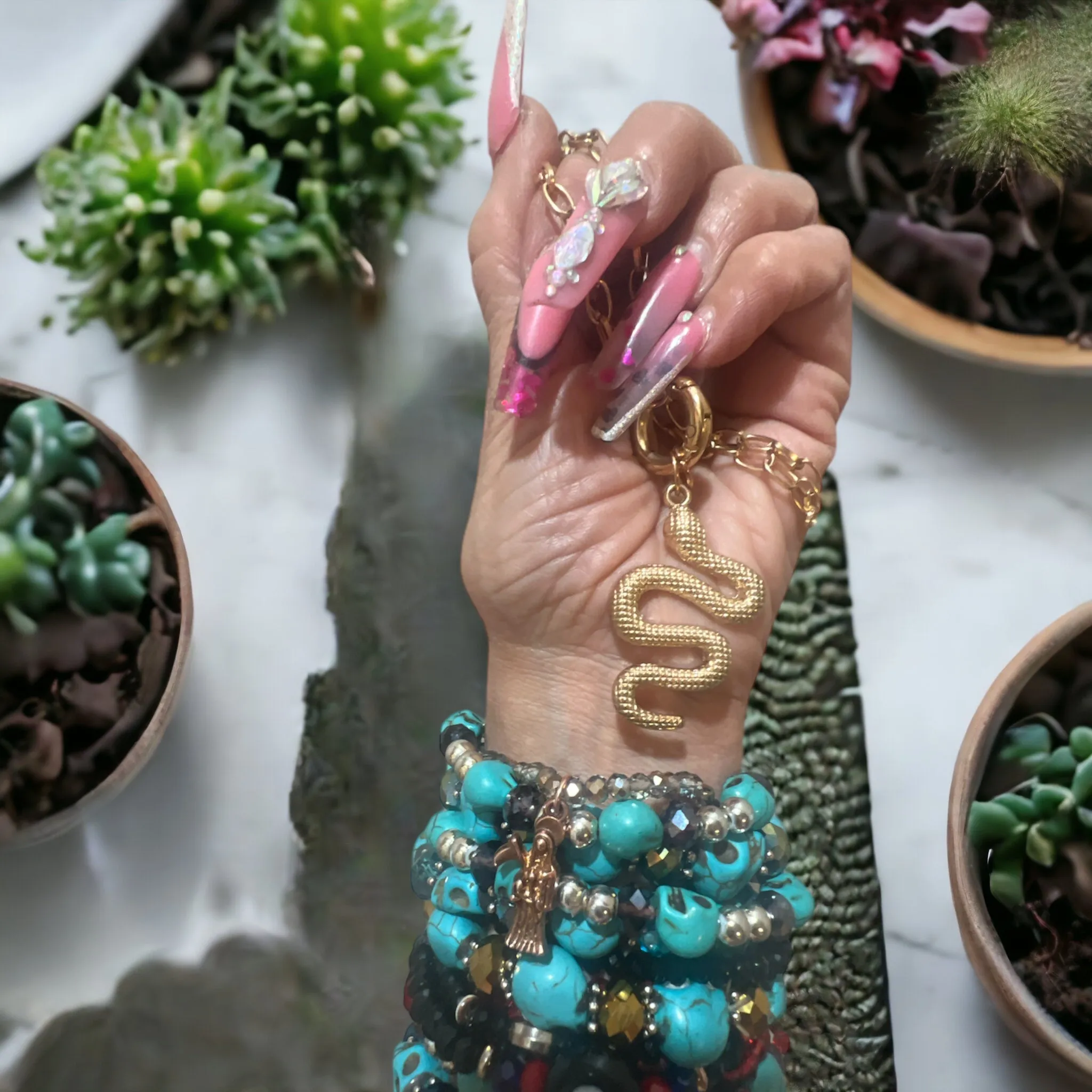 Snake Pendant Necklace