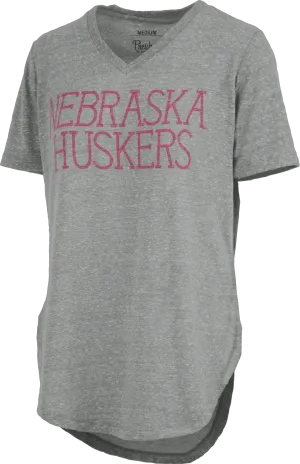 Women's Nebraska Huskers Chain Stitch T-Shirt