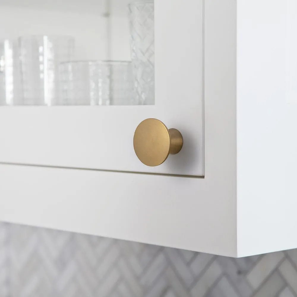 Zinc Alloy Cabinet Knob Single Hole Solid Cabinet Hardware for Bedroom