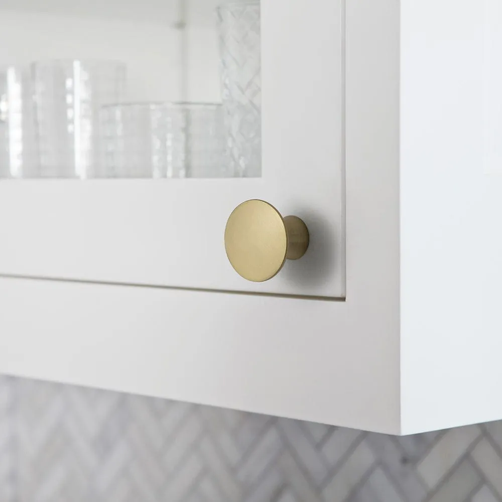Zinc Alloy Cabinet Knob Single Hole Solid Cabinet Hardware for Bedroom